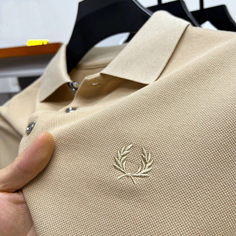 Stretch Breathable Collared Polo Shirt for Men | Office and Casual Wear