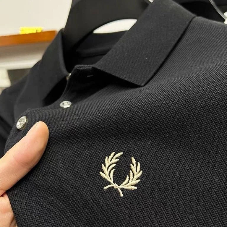 Stretch Breathable Collared Polo Shirt for Men | Office and Casual Wear