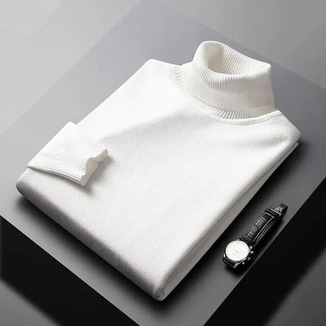 Men's Turtleneck™ with Collar and Luxurious Finish