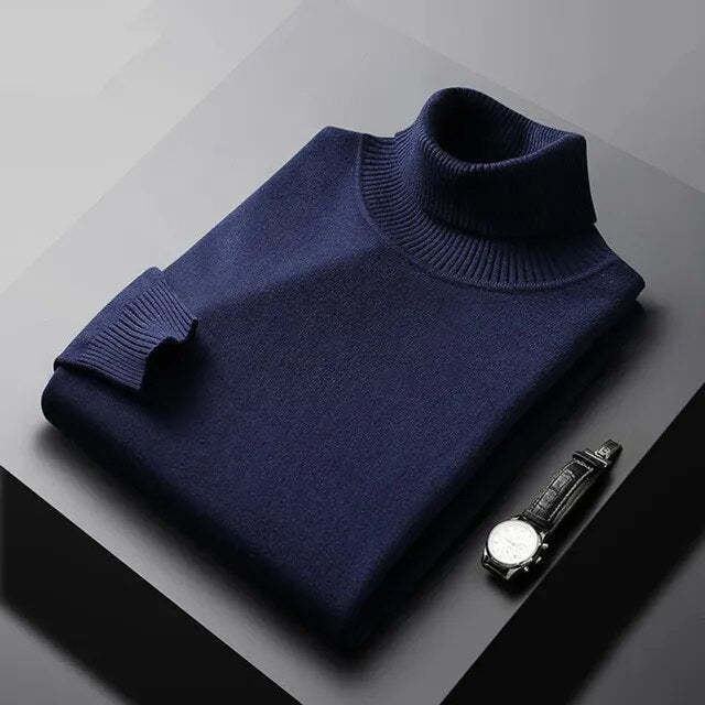 Men's Turtleneck™ with Collar and Luxurious Finish