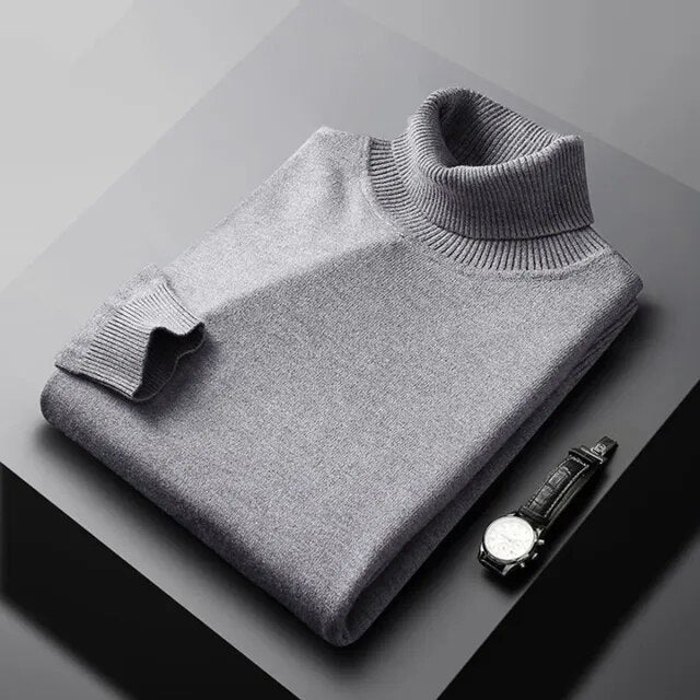 Men's Turtleneck™ with Collar and Luxurious Finish