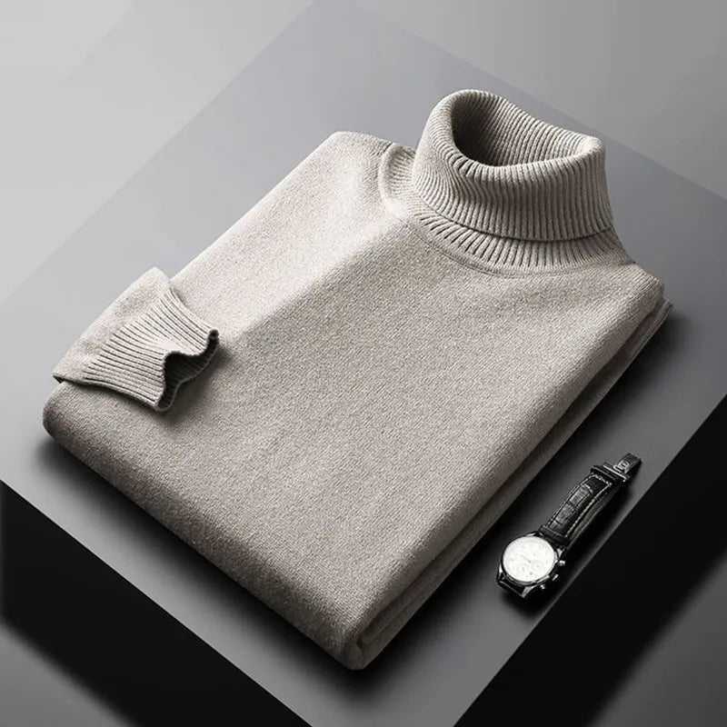 Men's Turtleneck™ with Collar and Luxurious Finish
