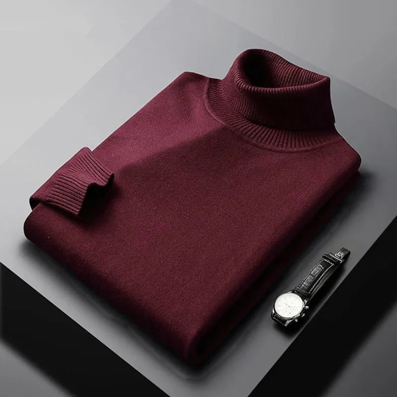 Men's Turtleneck™ with Collar and Luxurious Finish