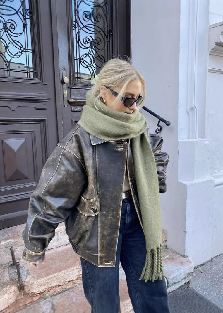 Women's Jacket | Loose Fit with a Washed Effect Outerwear Season
