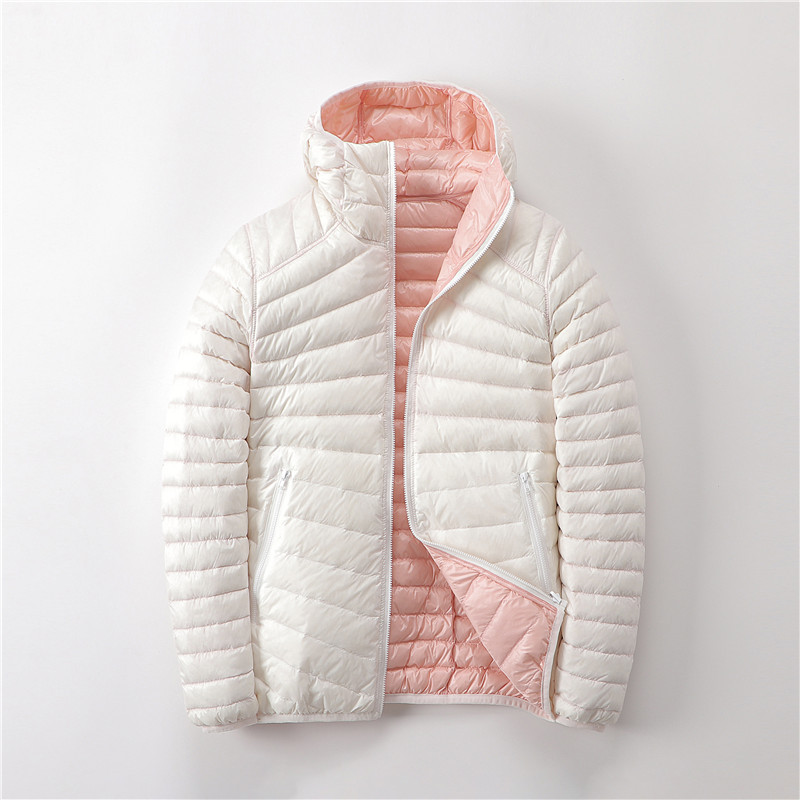 Women's Transitional Jacket | Reversible Design with Fixed Hood