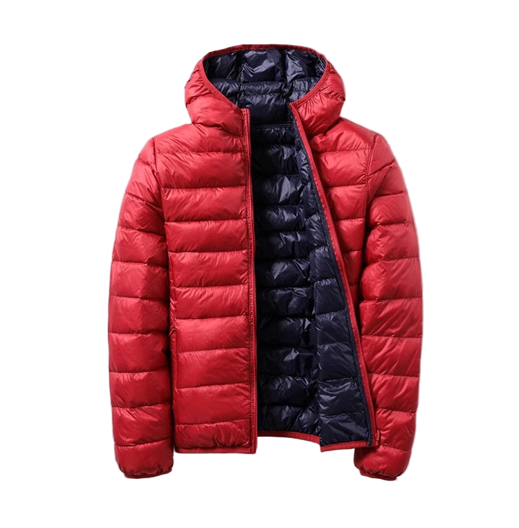 Women's Transitional Jacket | Reversible Design with Fixed Hood