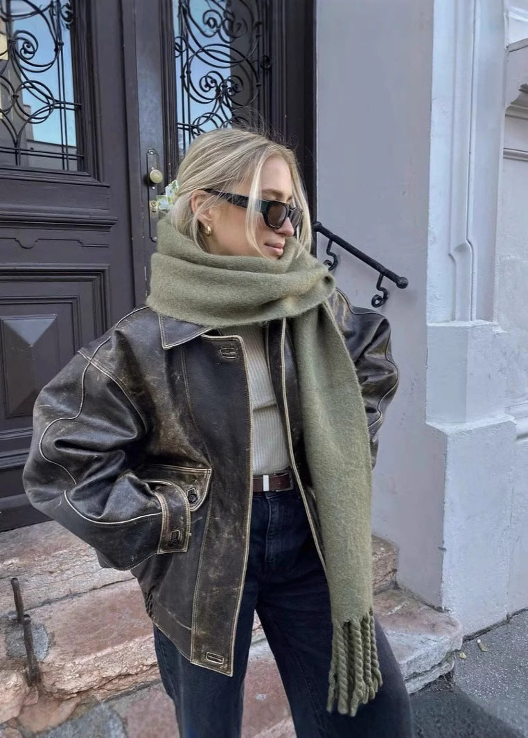 Women's Jacket | Loose Fit with a Washed Effect Outerwear Season