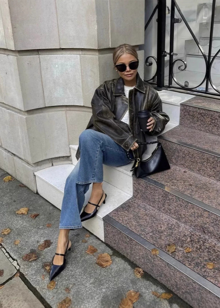 Women's Jacket | Loose Fit with a Washed Effect Outerwear Season