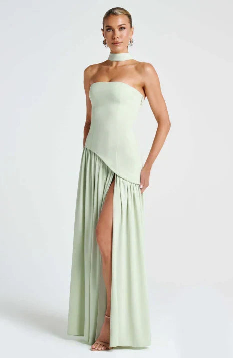 Maxi Evening Gown for Women | Flared Formal Dress
