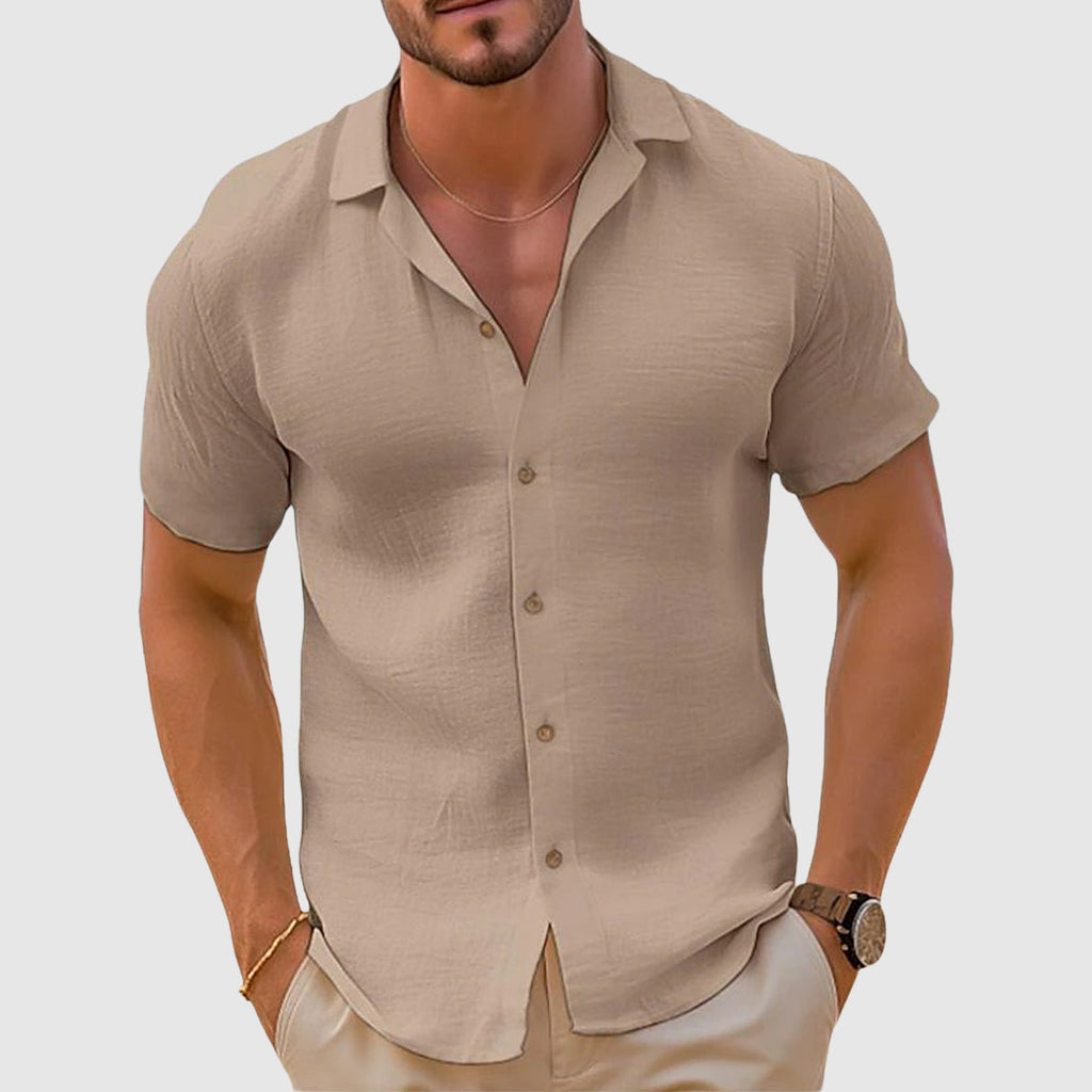Breathable Short Sleeve Shirt for Men | Summer Holiday