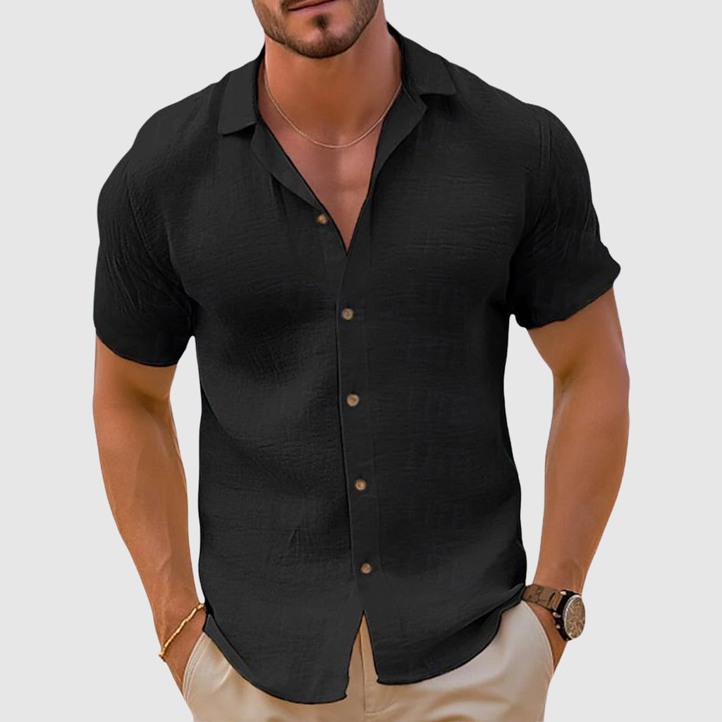 Breathable Short Sleeve Shirt for Men | Summer Holiday