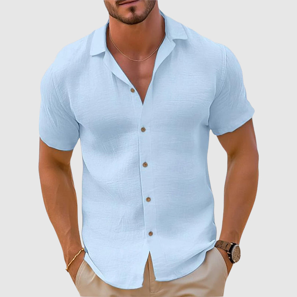 Breathable Short Sleeve Shirt for Men | Summer Holiday