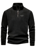 Men's Half Zip Sweater Casual Warm Modern