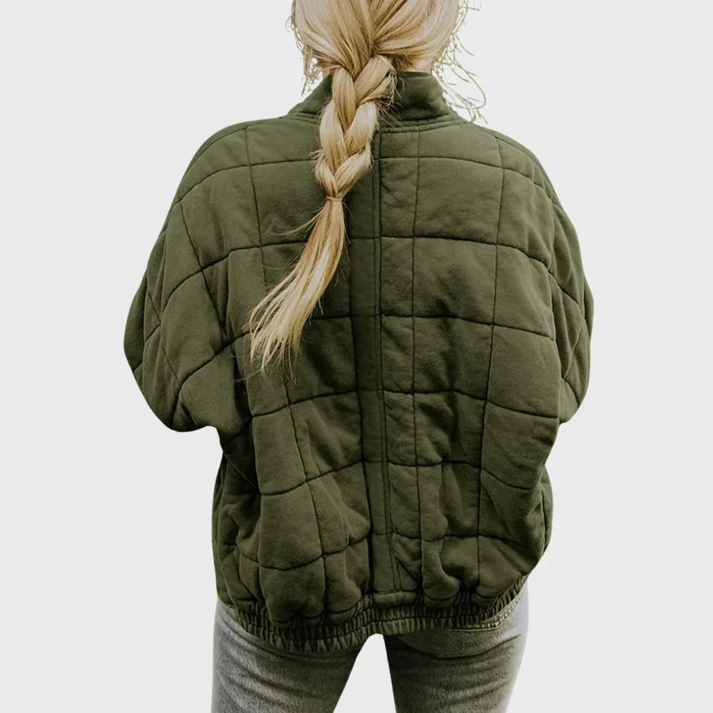 Lightweight Quilted Fitted Jacket for Women | Wrinkle Resistant