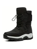 Waterproof Insulated Winter Snow Boots with Slip Resistant Sole for Men