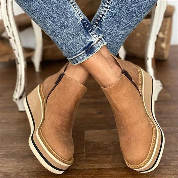 Lightweight Fall Ankle Boots for Women | Beige, Black, Khaki, Brown, Blue