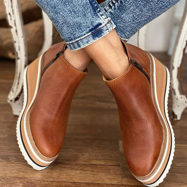 Lightweight Fall Ankle Boots for Women | Beige, Black, Khaki, Brown, Blue