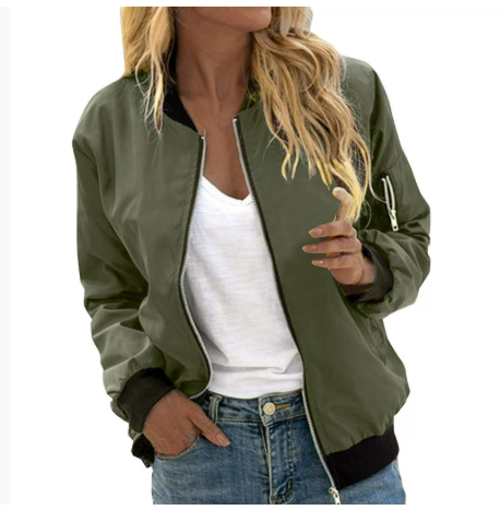 Classic Women's Bomber Jacket | Fashionable Jacket