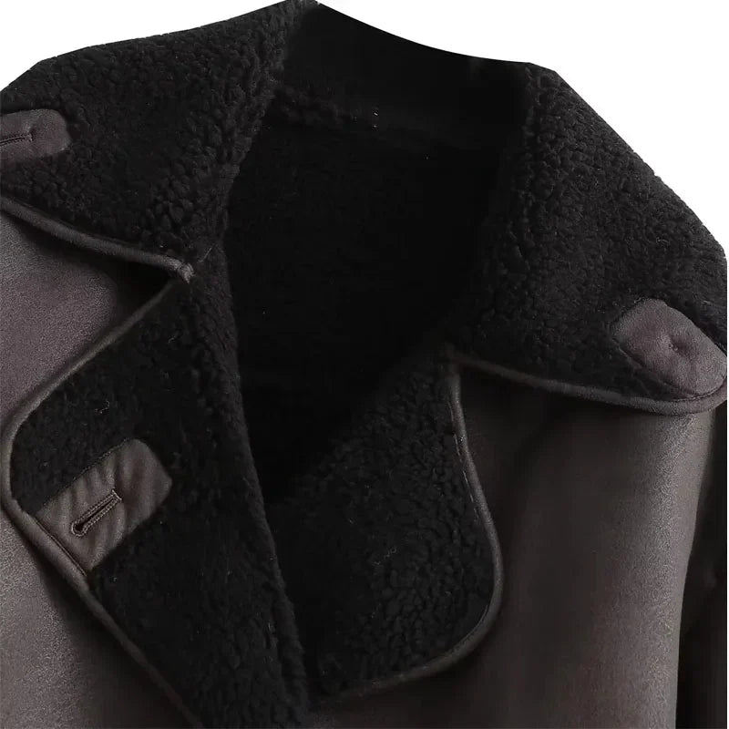 Women's Jacket | Wide Collar Cut