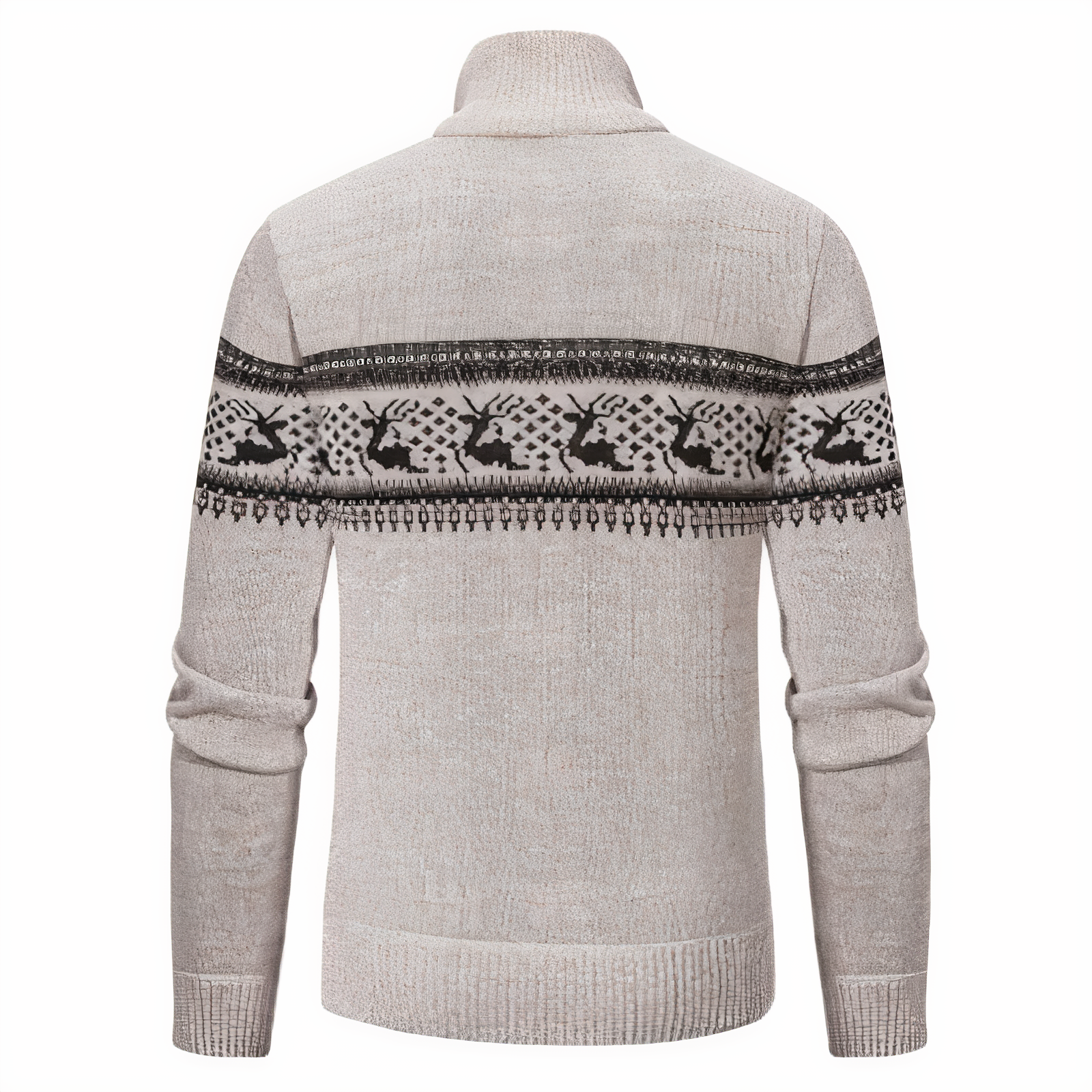 Men's Half-Zip Sweater – Comfortable Casual Pullover in Cotton Blend