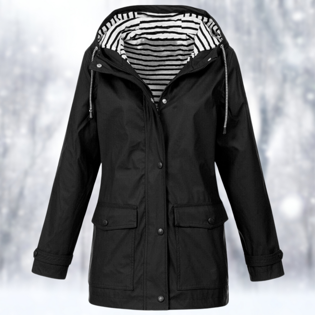 Women's Waterproof Hooded Jacket | Long Sleeve