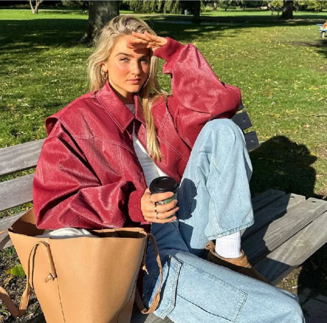 Women’s Jacket | Oversized Cut Jacket as Outerwear