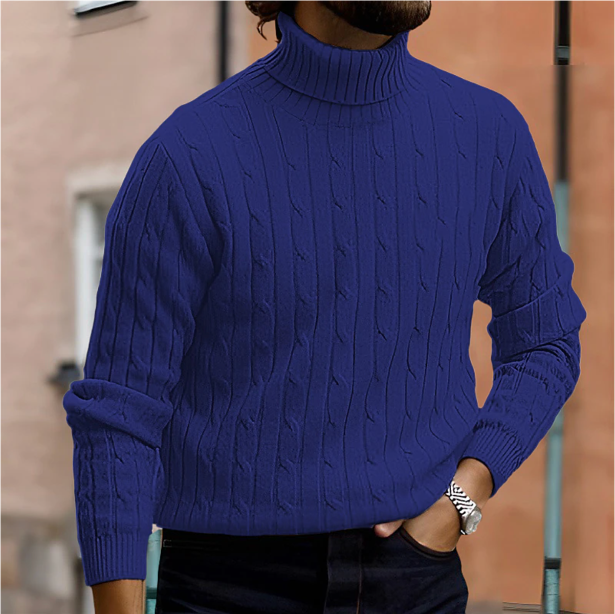 Elegant and Stylish Turtleneck Sweater for Men in Various Colors