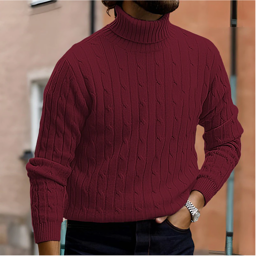 Elegant and Stylish Turtleneck Sweater for Men in Various Colors
