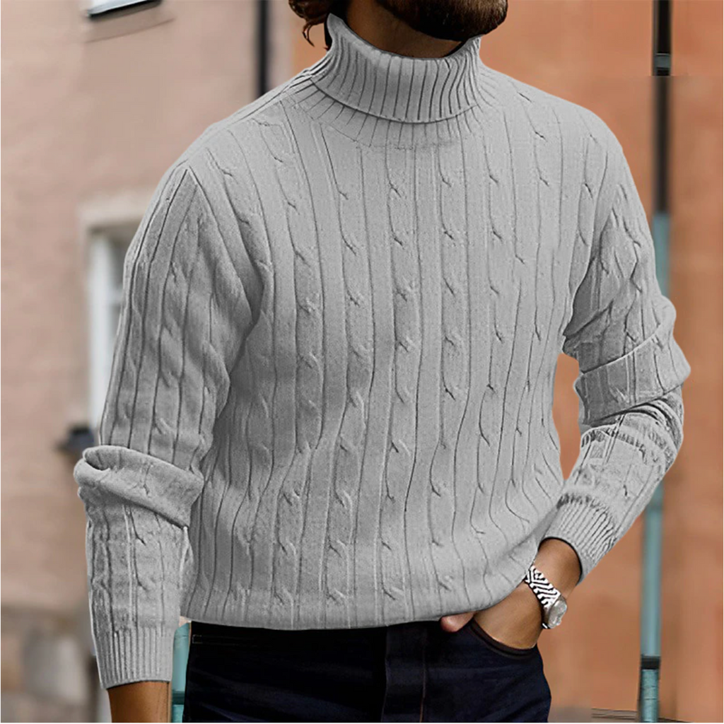 Elegant and Stylish Turtleneck Sweater for Men in Various Colors