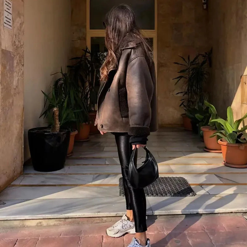 Women's Jacket | Wide Collar Cut