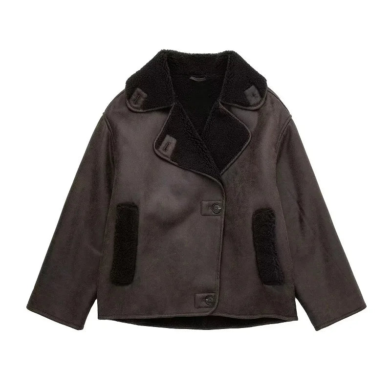 Women's Jacket | Wide Collar Cut