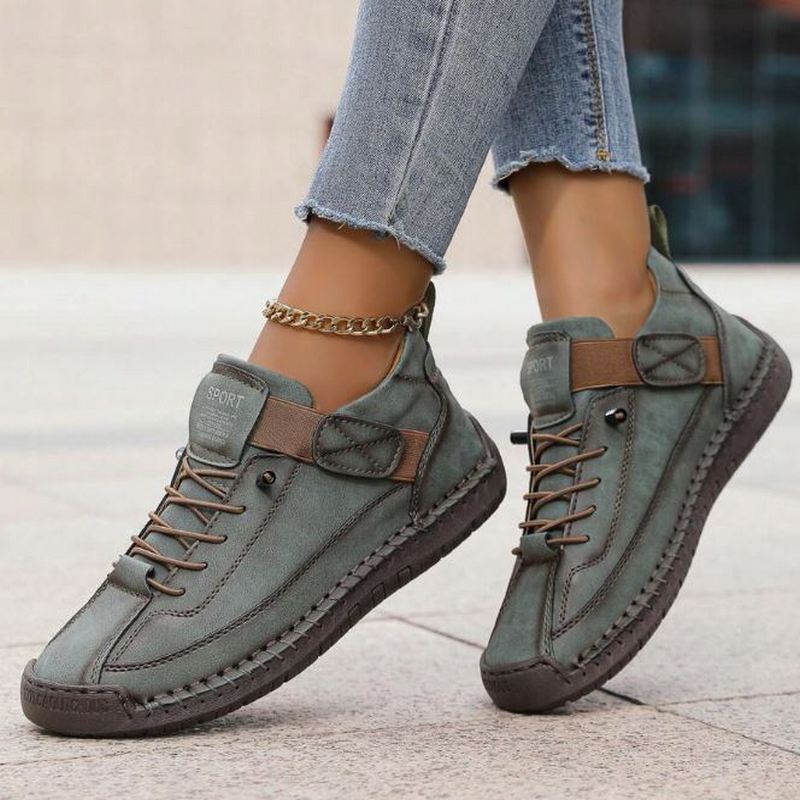 Slip-On Orthopedic Sneakers for Women with Velcro Strap