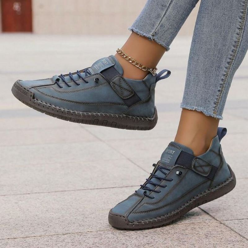 Slip-On Orthopedic Sneakers for Women with Velcro Strap