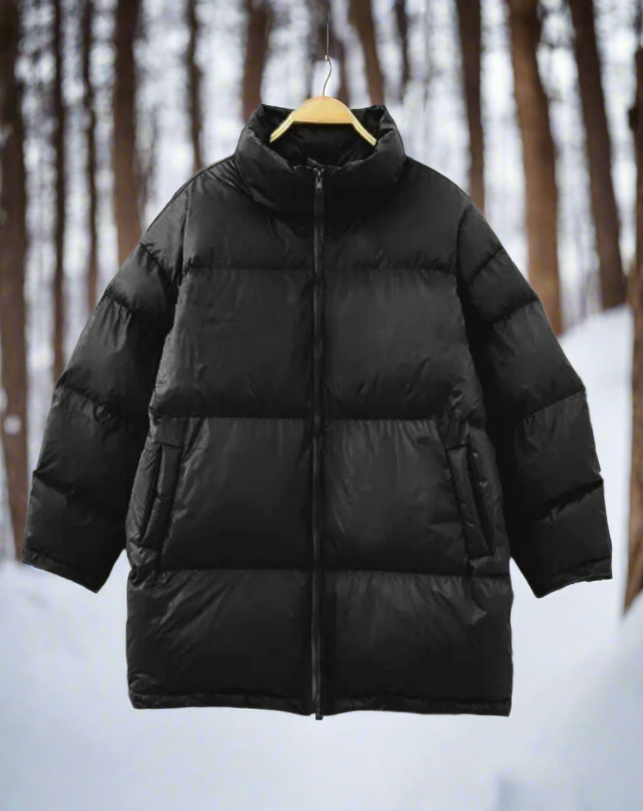 Women's Winter Coat | Quilted Loose Fit with High Collar