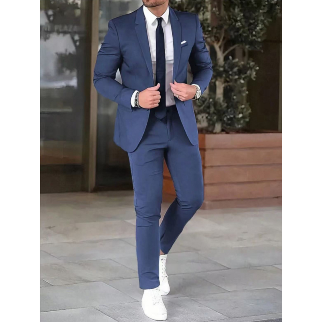 Classic Two-Piece Suit for Men | Wedding & Formal Occasions