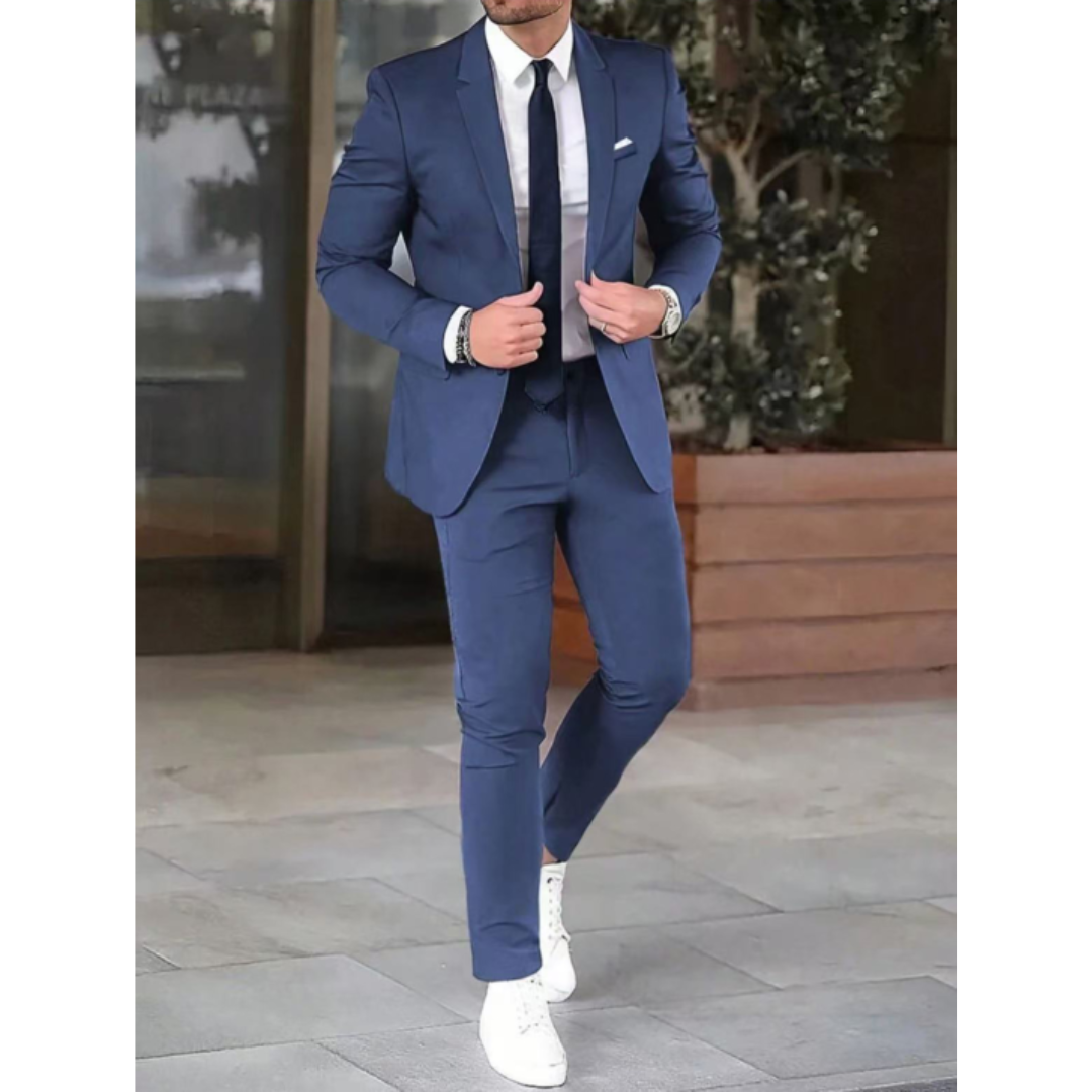 Classic Two-Piece Suit for Men | Wedding & Formal Occasions