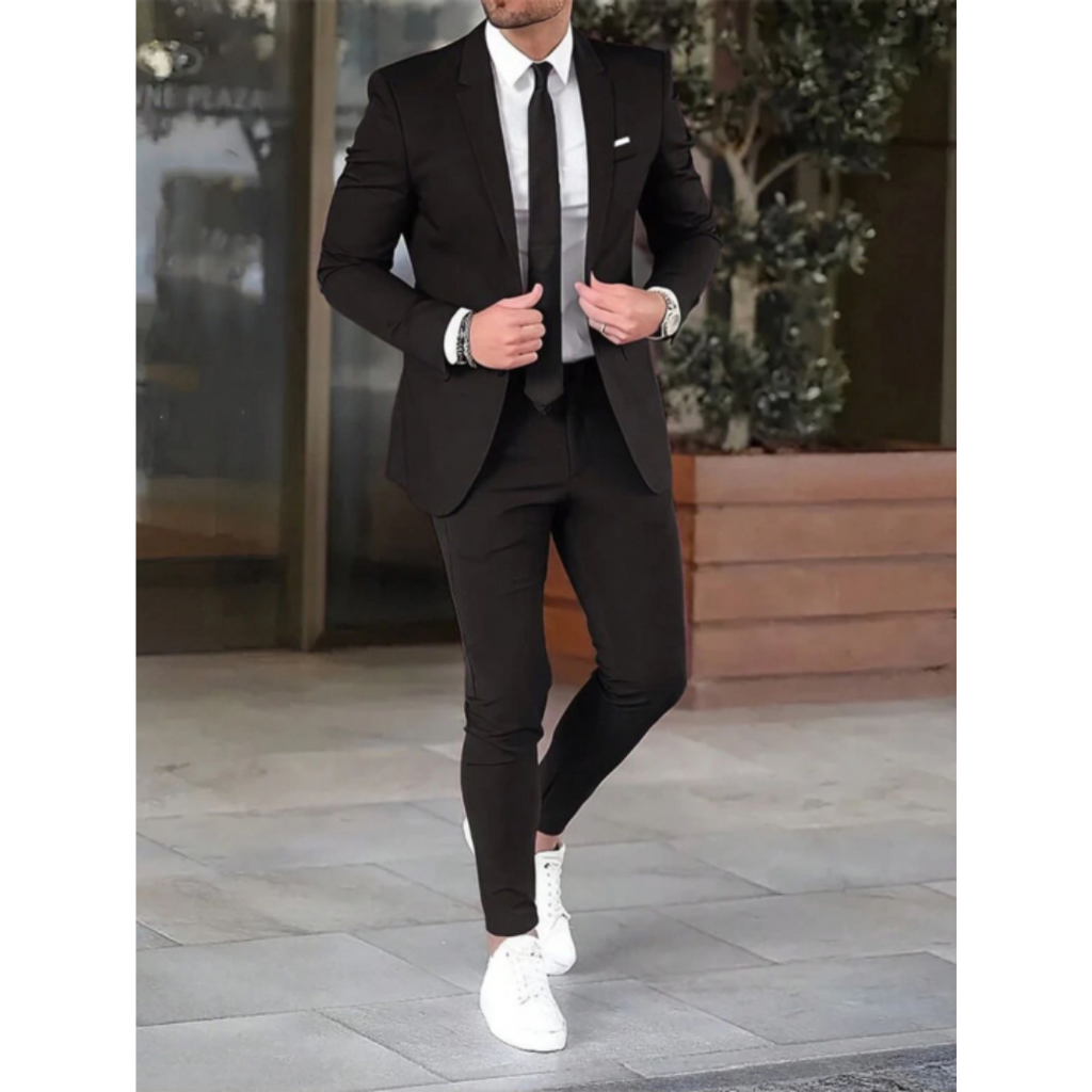 Classic Two-Piece Suit for Men | Wedding & Formal Occasions