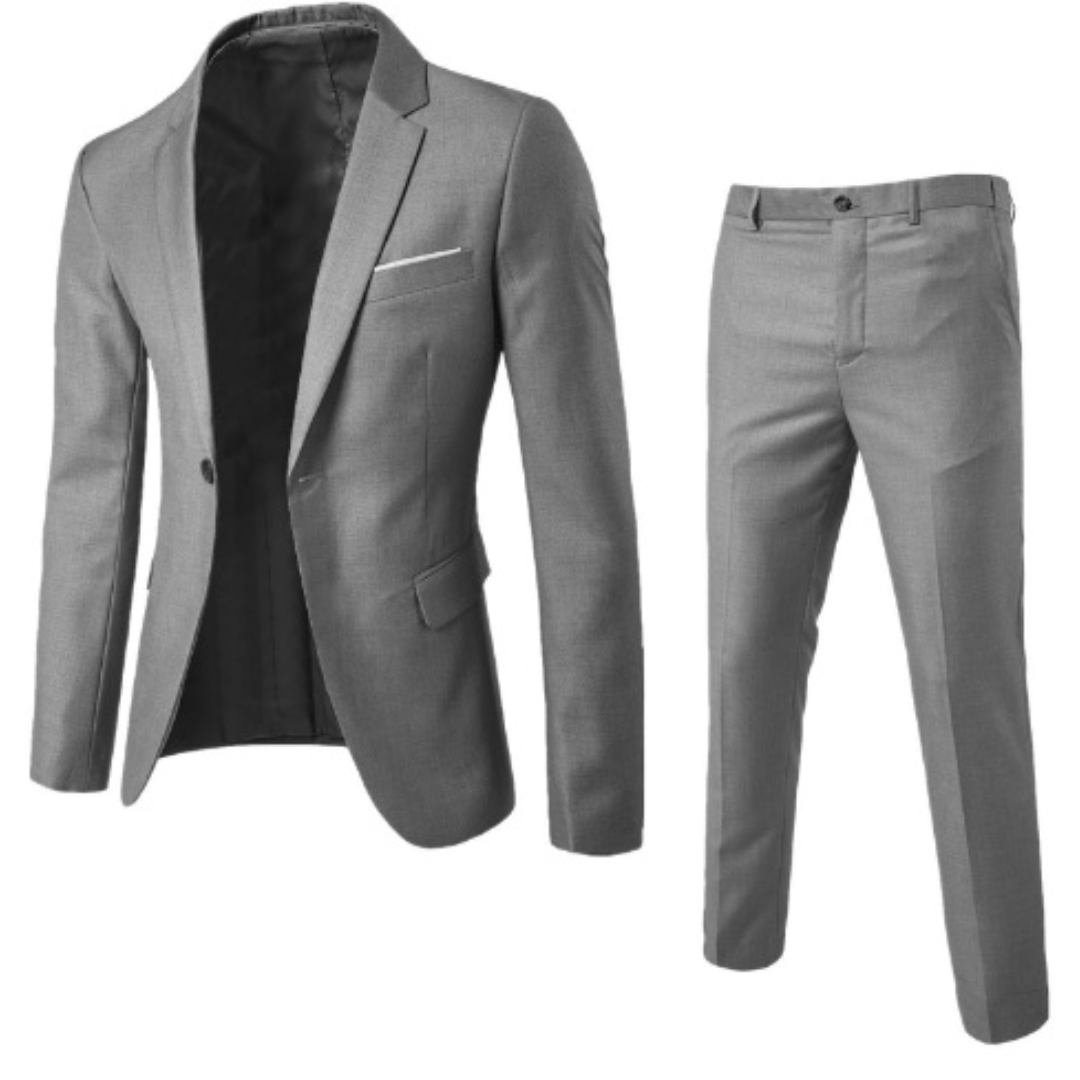 Classic Two-Piece Suit for Men | Wedding & Formal Occasions