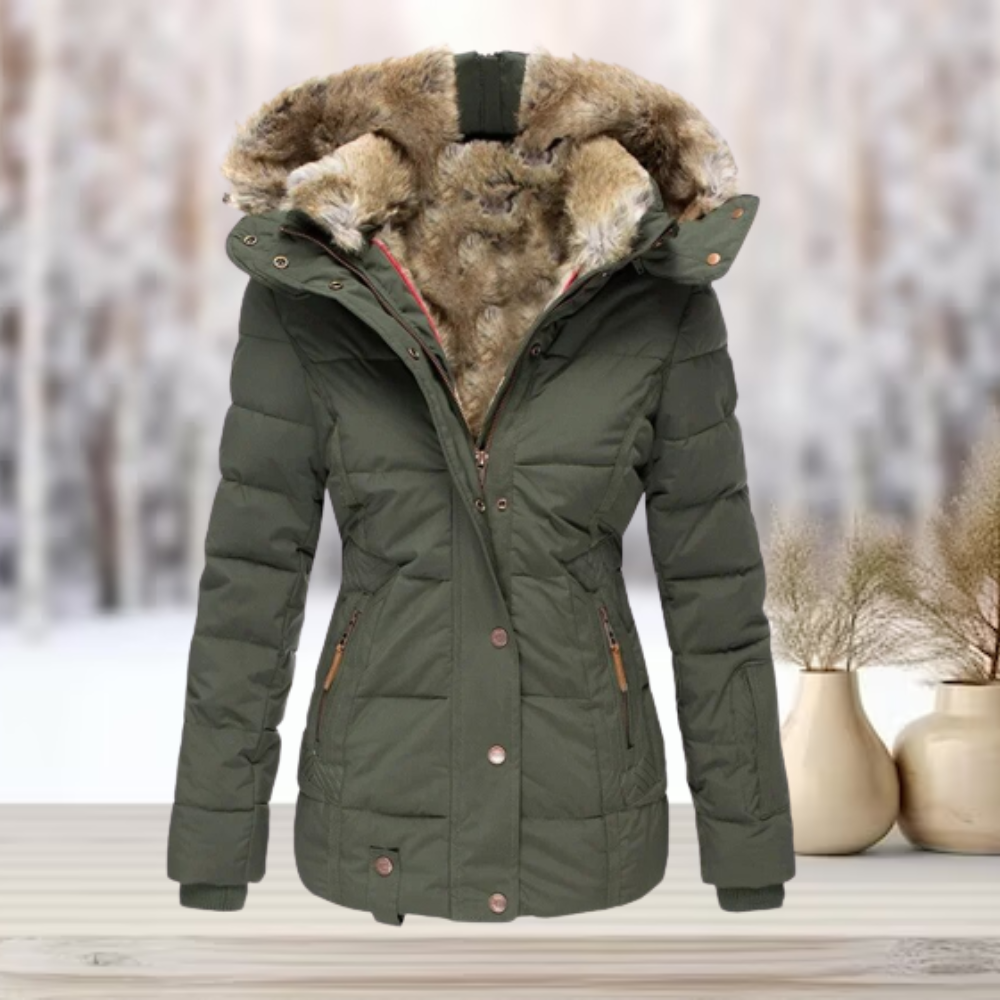 Women's Quilted Jacket | Fitted Warm Cut