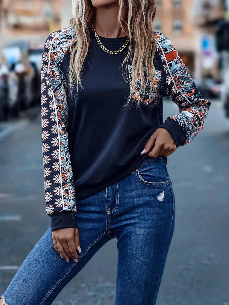Claire™ Ladies Long Sleeve with Flower Sleeves