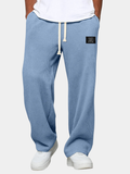 Lightweight Breathable Relaxed Fit Adjustable Waist Casual Pants for Men