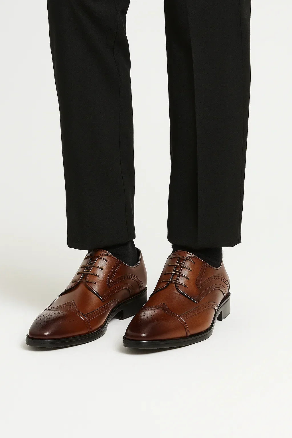 Genuine Leather Oxford Dress Shoes for Men | Brown and Black