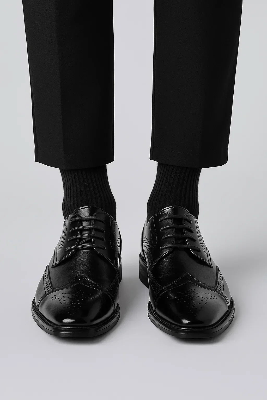 Genuine Leather Oxford Dress Shoes for Men | Brown and Black