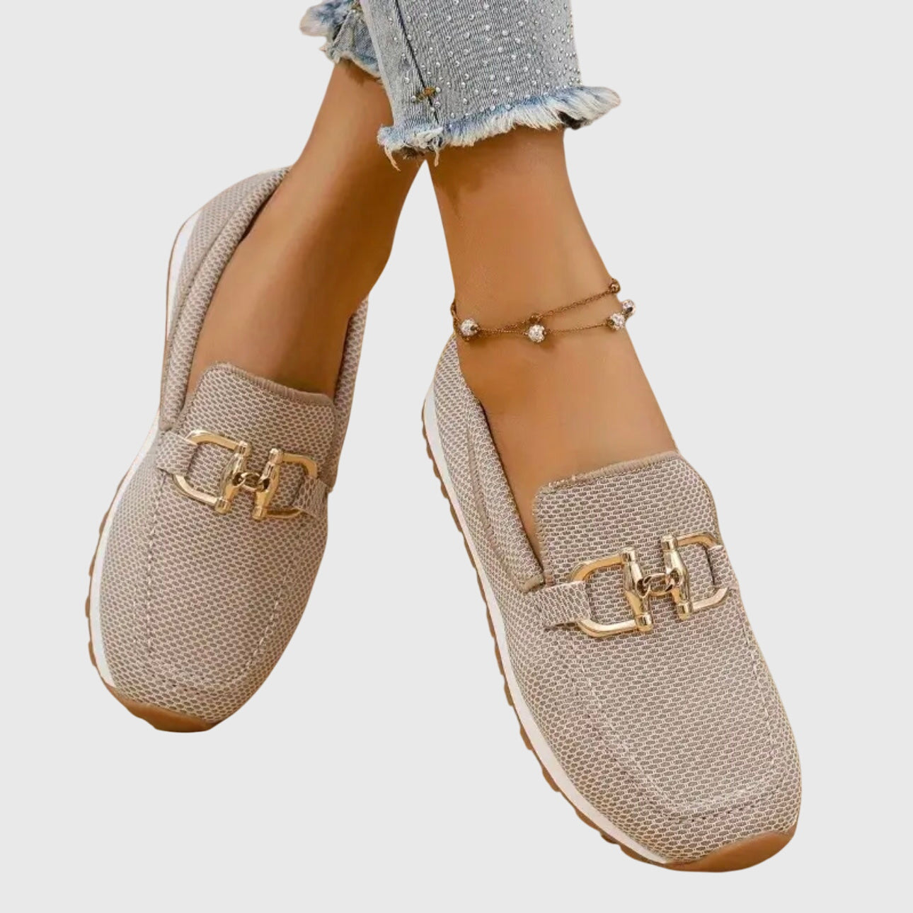 Cushioned Slip-On Loafers for Women | Arch Support Footbed