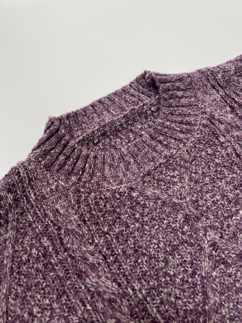 Cable Knit Relaxed Fit Round Neck Sweater Dress for Women | Diamond Texture