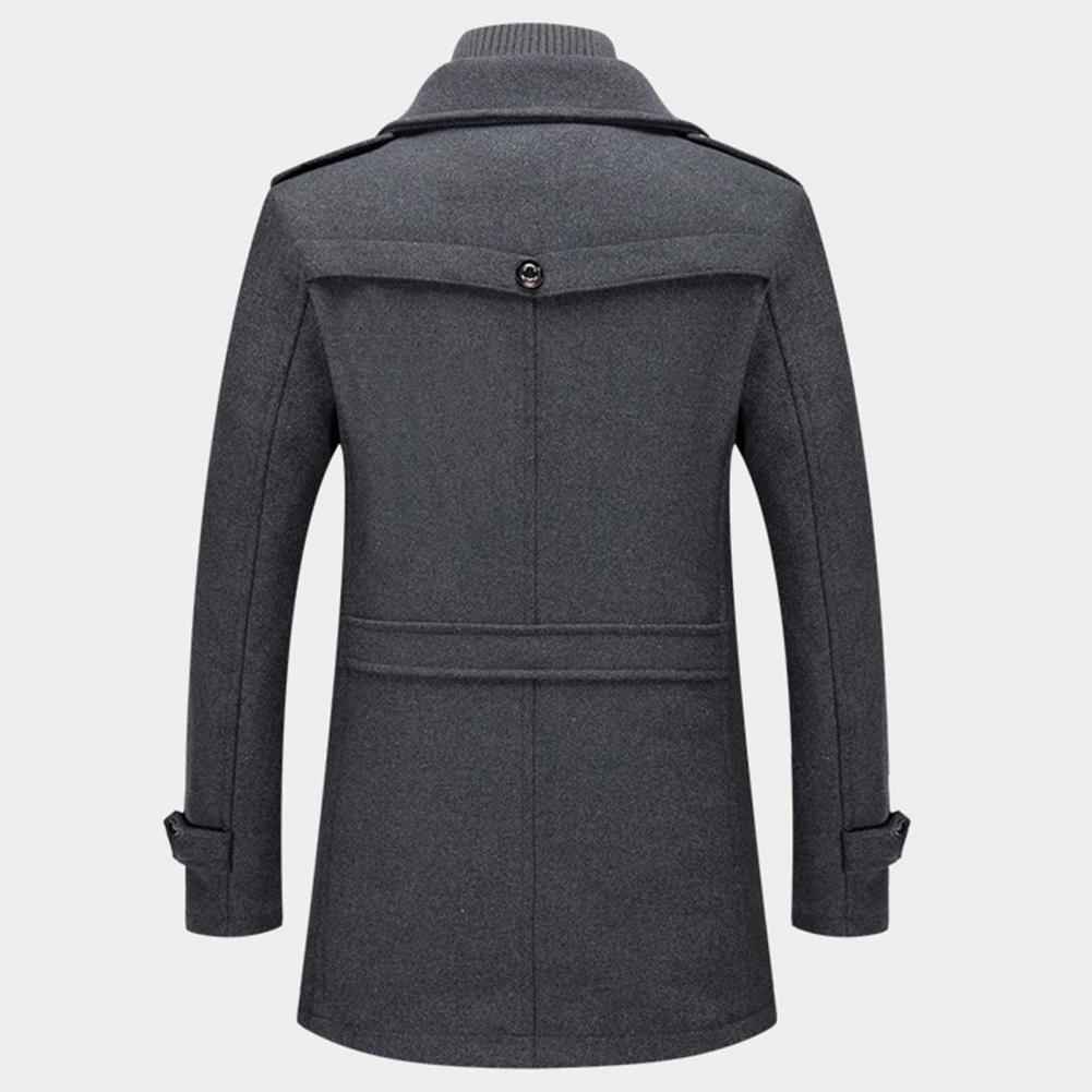 Long Winter Men's Coat | Warm Two-Layer Jacket
