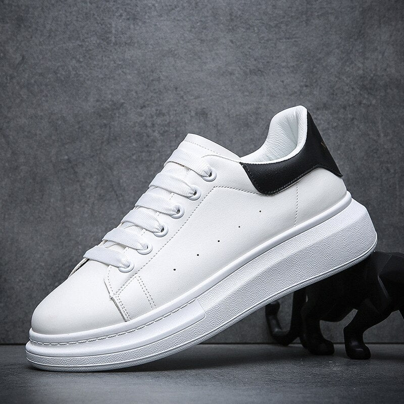 Breathable Textile and Leather Casual Sneakers for Men | Everyday Wear