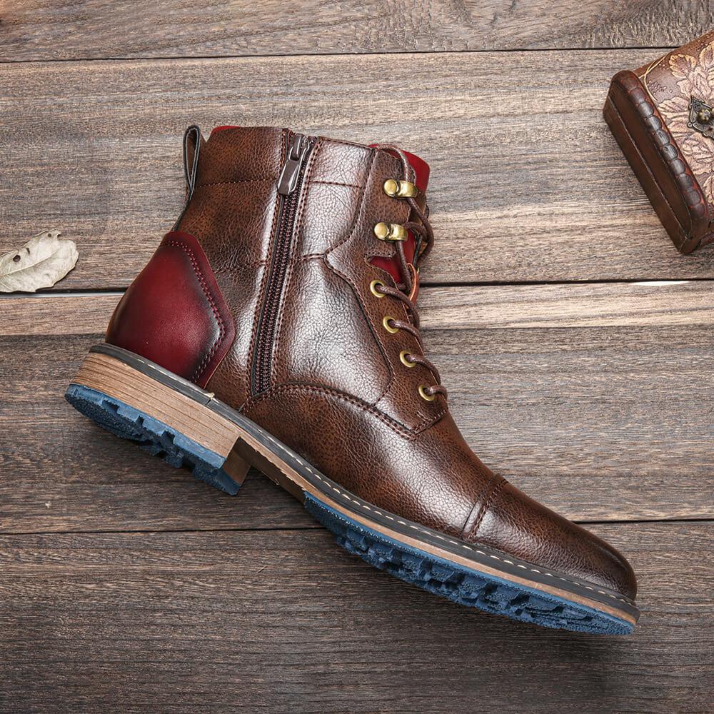 Brown Leather Lace Up Oxford Dress Shoes for Men | Classic Formal Collection