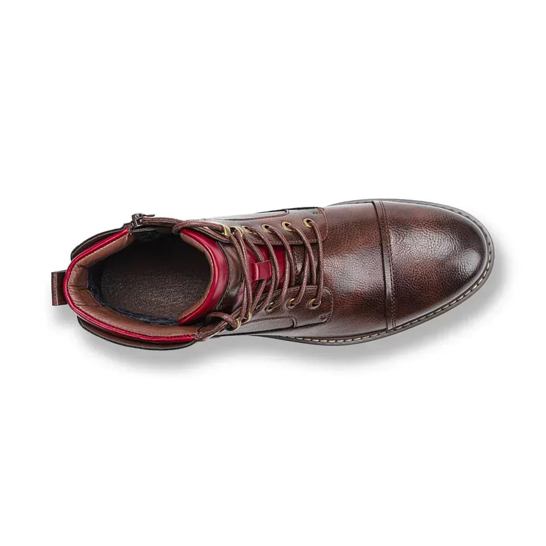Brown Leather Lace Up Oxford Dress Shoes for Men | Classic Formal Collection