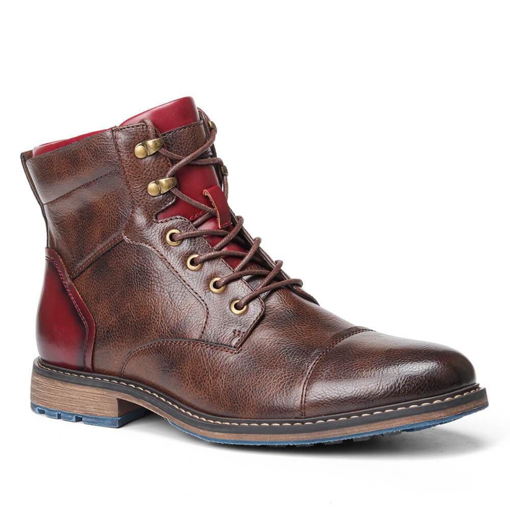 Brown Leather Lace Up Oxford Dress Shoes for Men | Classic Formal Collection